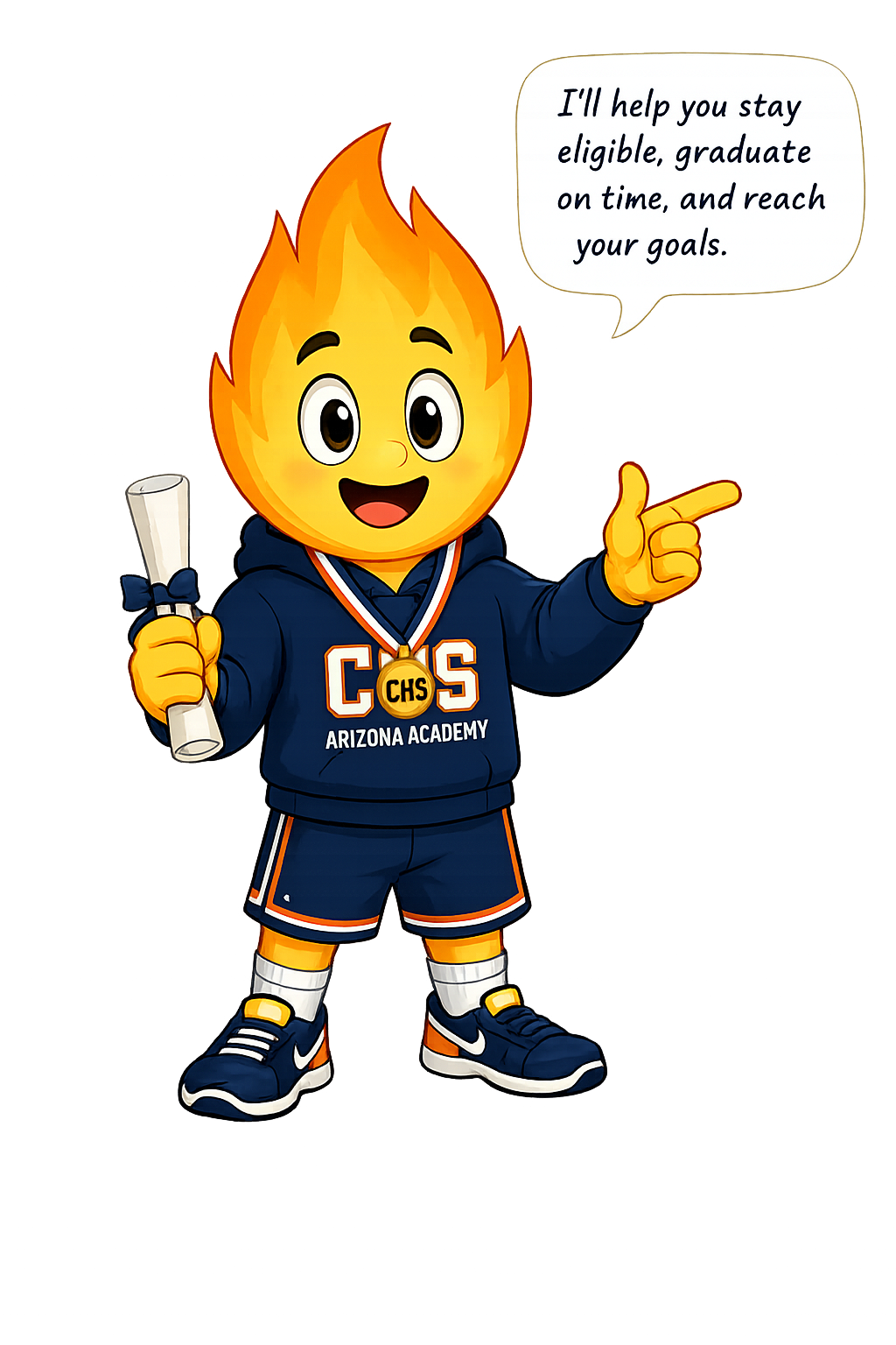 LUMO mascot helping Arizona student athletes stay NCAA eligible and graduate on time